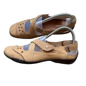 Ros Hommerson Mary Jane Shoes Womens 7.5 Leather Boho Cottagecore Brown Carrie